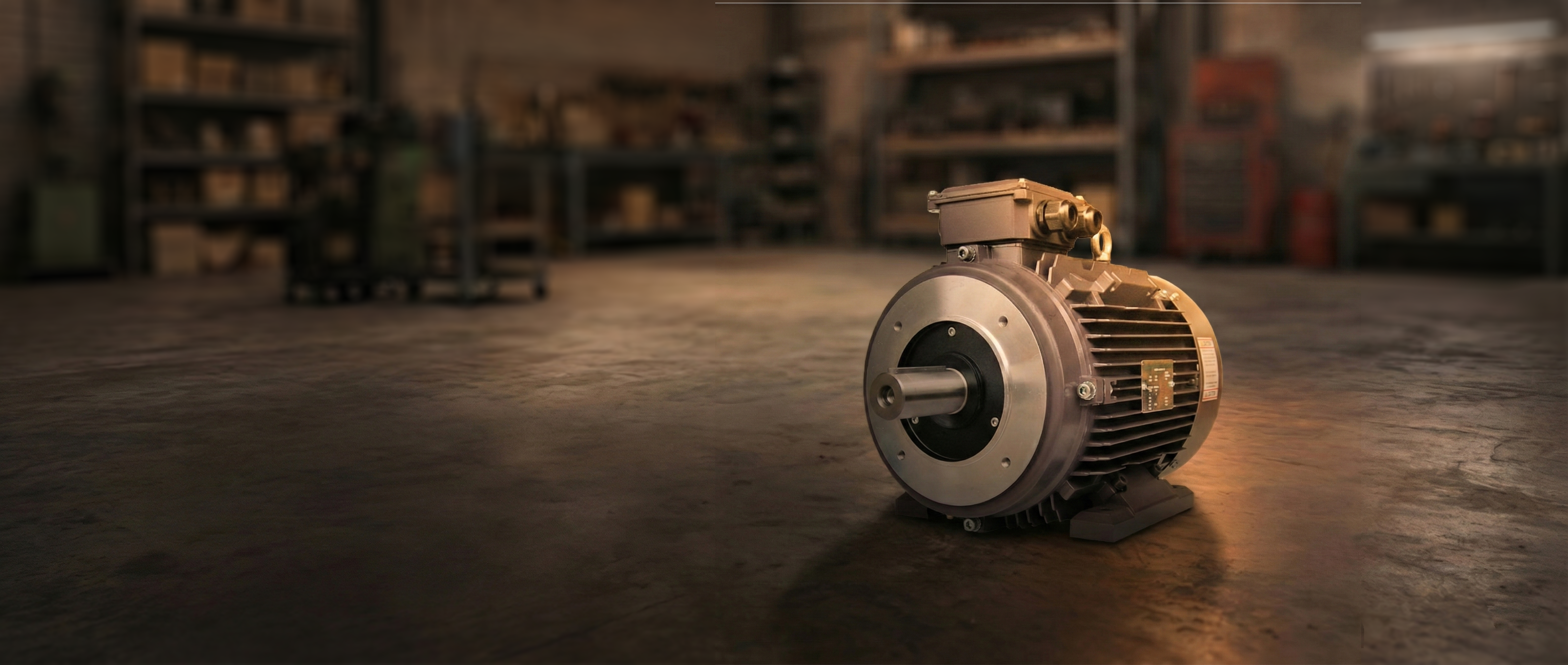 Motor Techtop trifásico IEC, vista 3 (imagen de referencia).